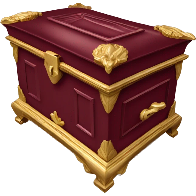Regency jewelry box maroon color  emoji