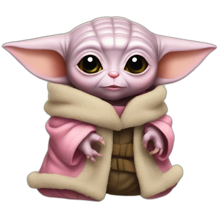 pink baby yoda emoji