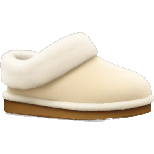Ugg fuzzy slipper emoji