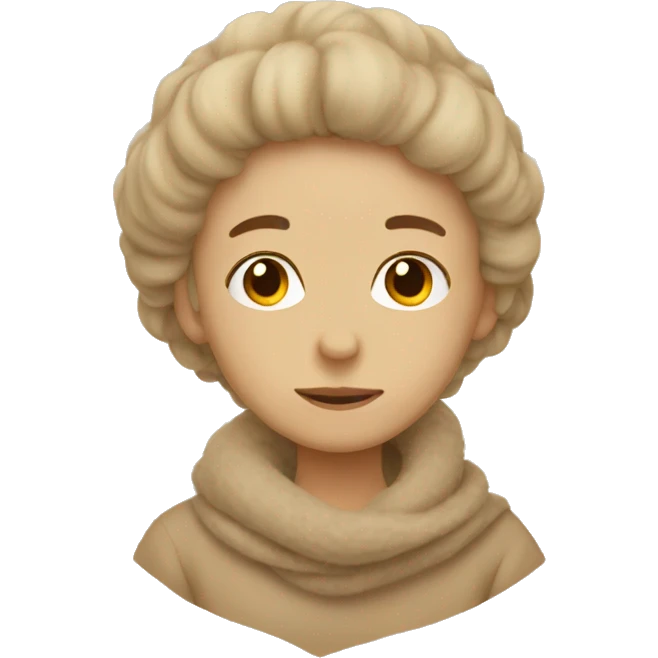 Cozy beige emoji