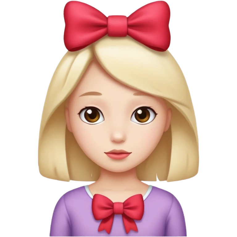 Con moñito coquett emoji