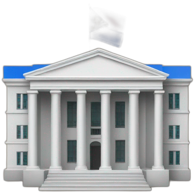 neoclassical government building with Philippine flag emoji
