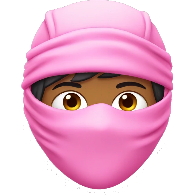 pink ninja emoji