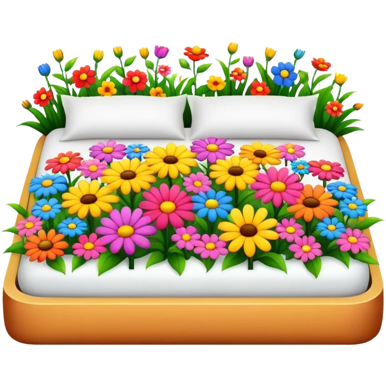 nature flowers bed emoji