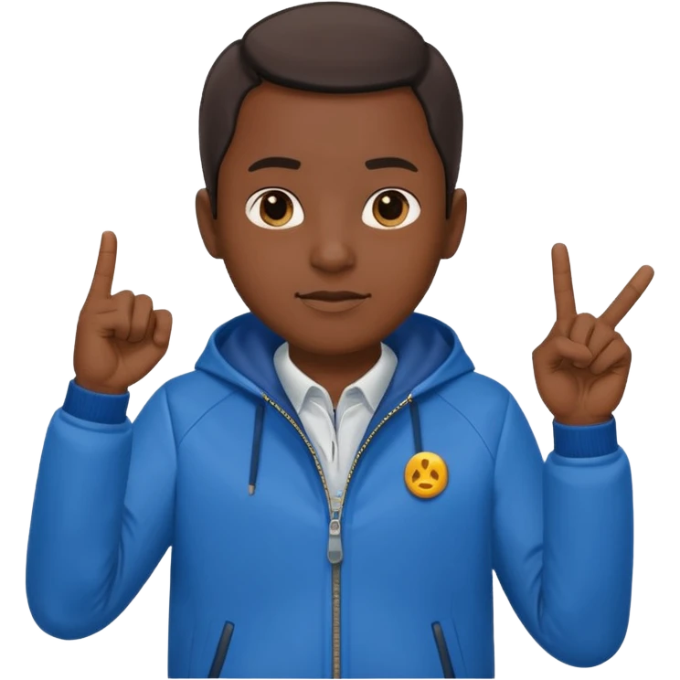 backhand index finger pointing up, dark skin tone emoji