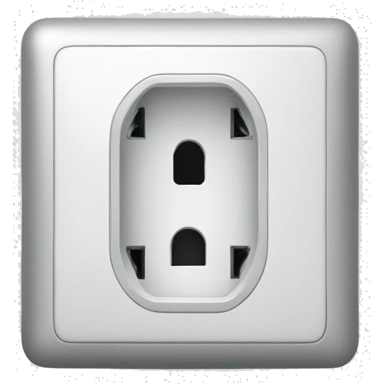 power socket only one hole emoji