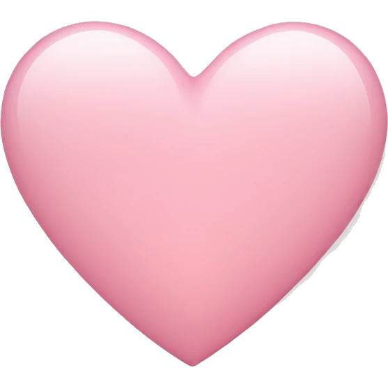 light pink heart emoji emoji