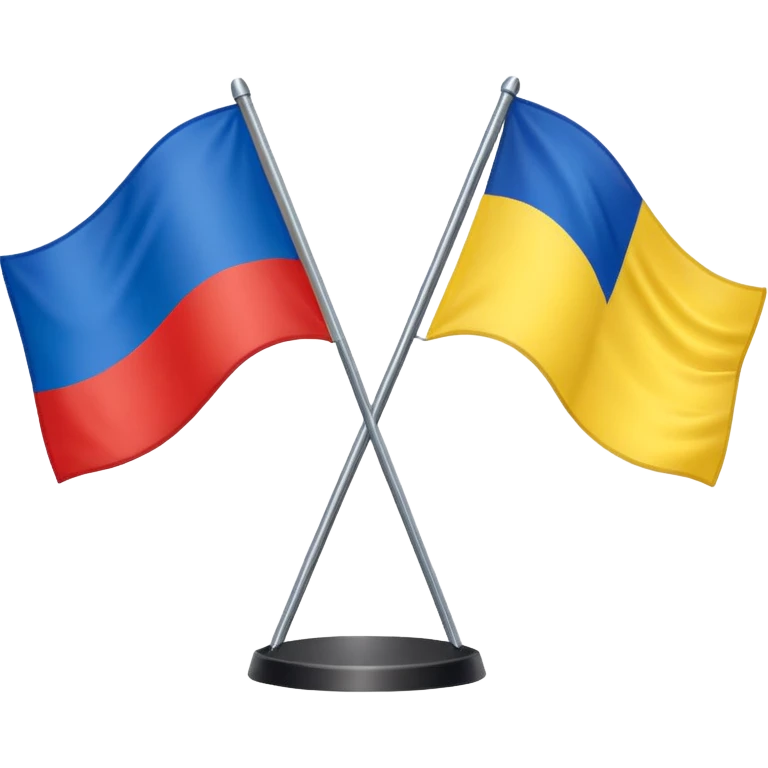 Russia-ukraine generic flag emoji