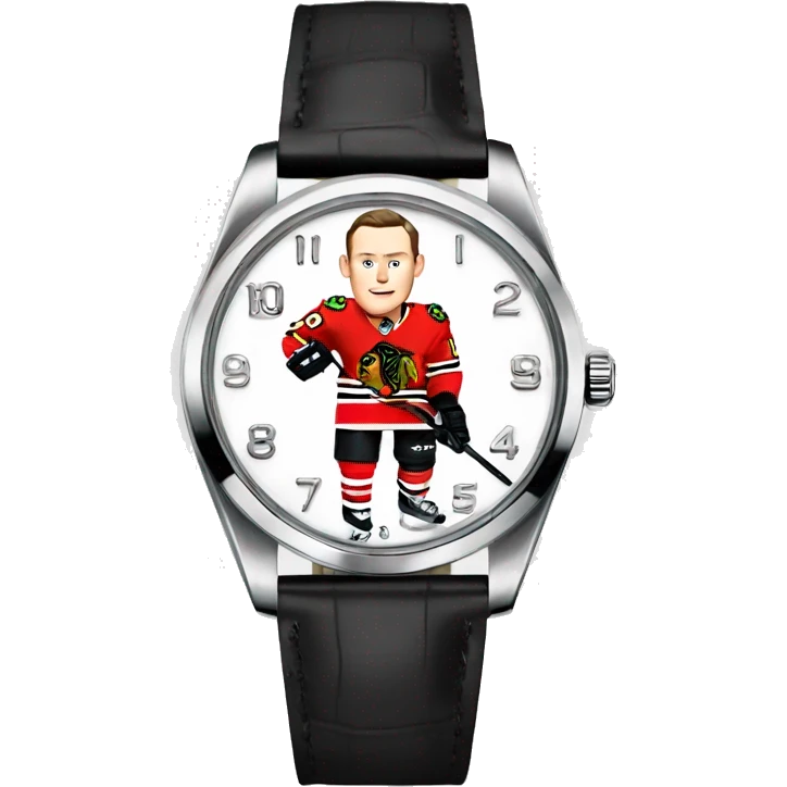 Jonathan Toews as a Rolex watch emoji