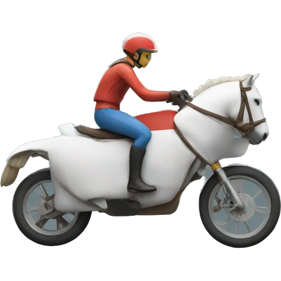 Un rider qui fait une figure  emoji