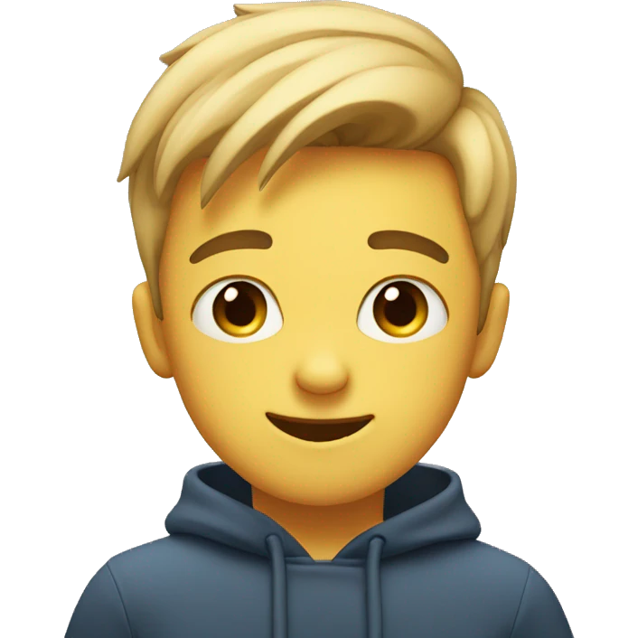 Boy winking  emoji