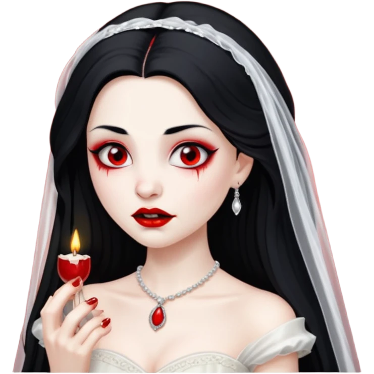 Vampire bride, tradition of vampire, Hungy. emoji