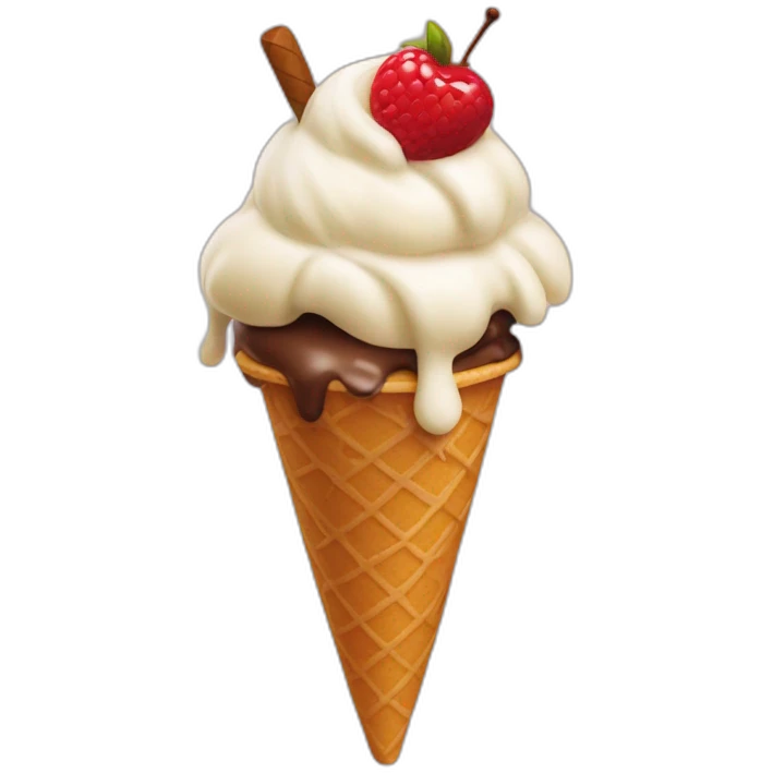 ice cream sundae emoji