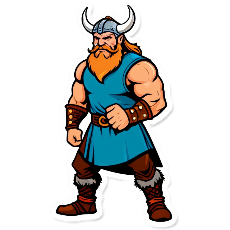 Jacked Viking  emoji