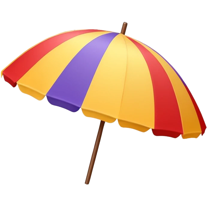 summer-themed emoji of a beach umbrella emoji