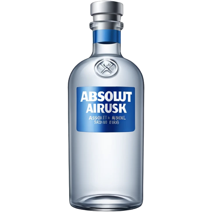 absolut bottle emoji