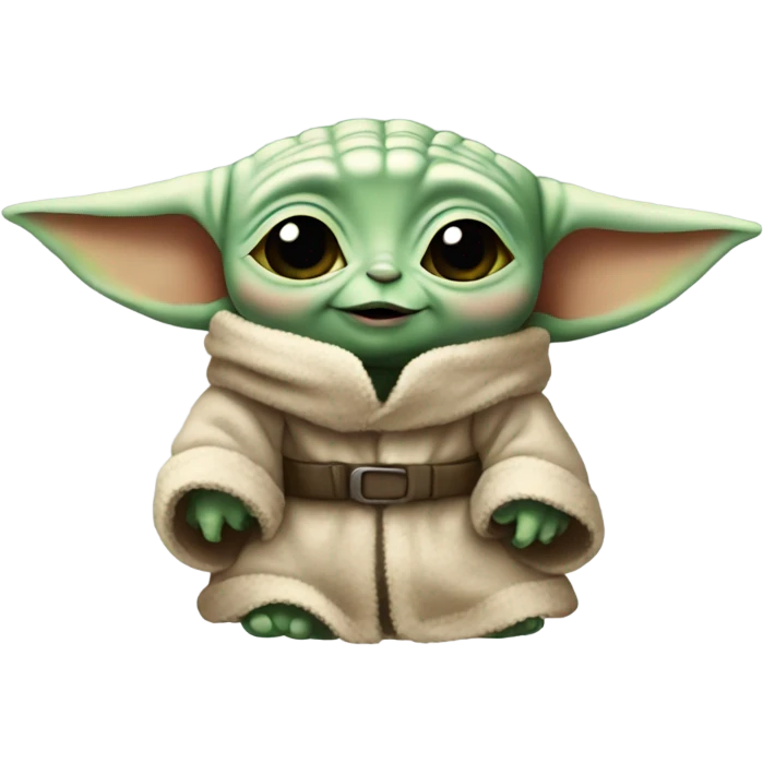 Baby Yoda sending love emoji