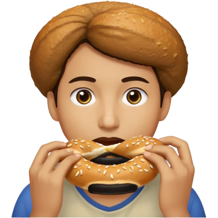 Simşt yiyen insan emoji