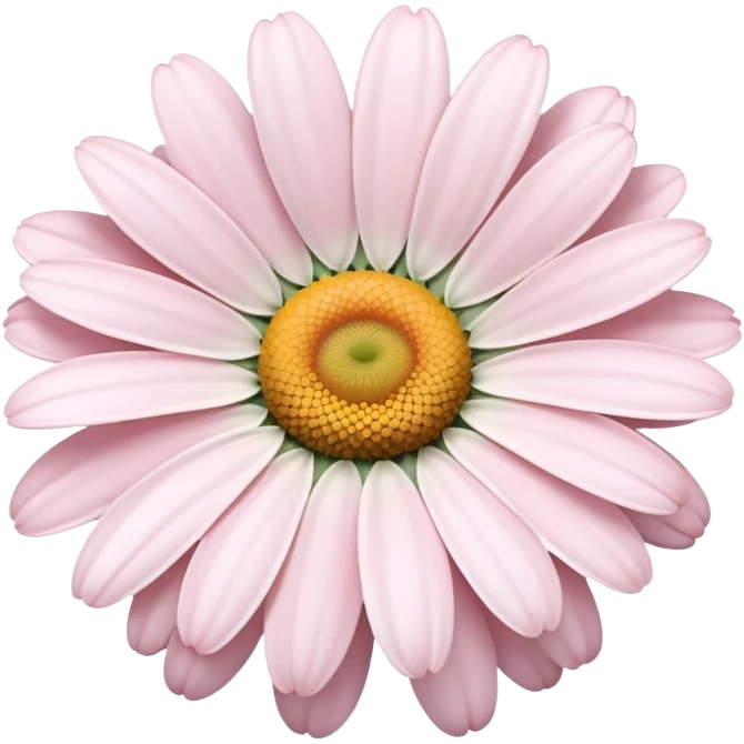 daisy with pastel pink center emoji