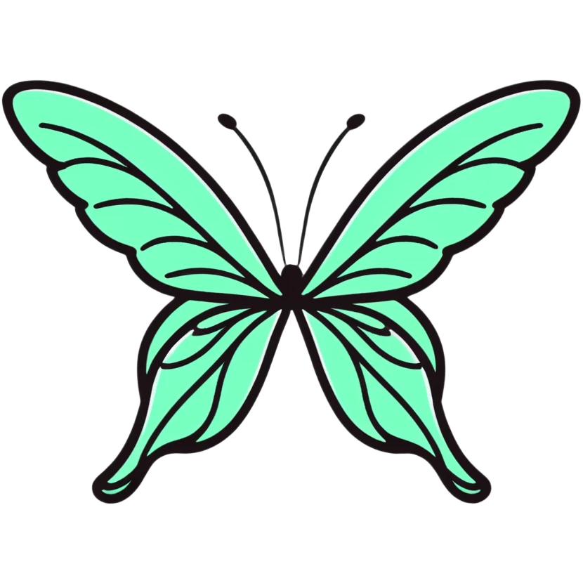 cute fairy wing with sparkles emoji