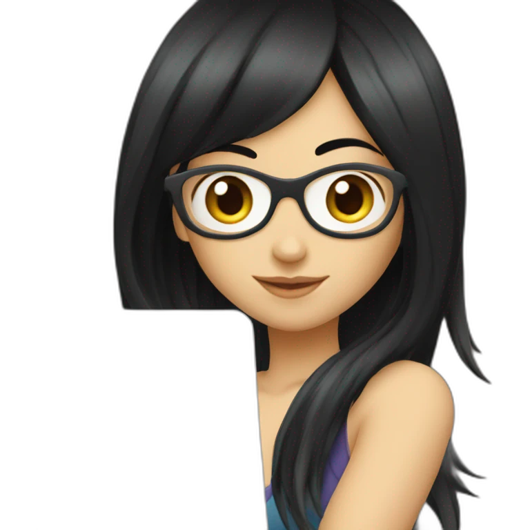 nico-robin-with-a-macbook emoji