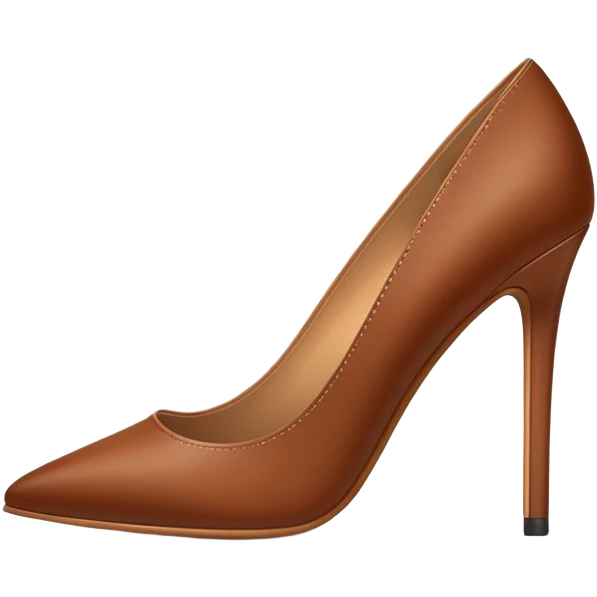 Brown heel emoji