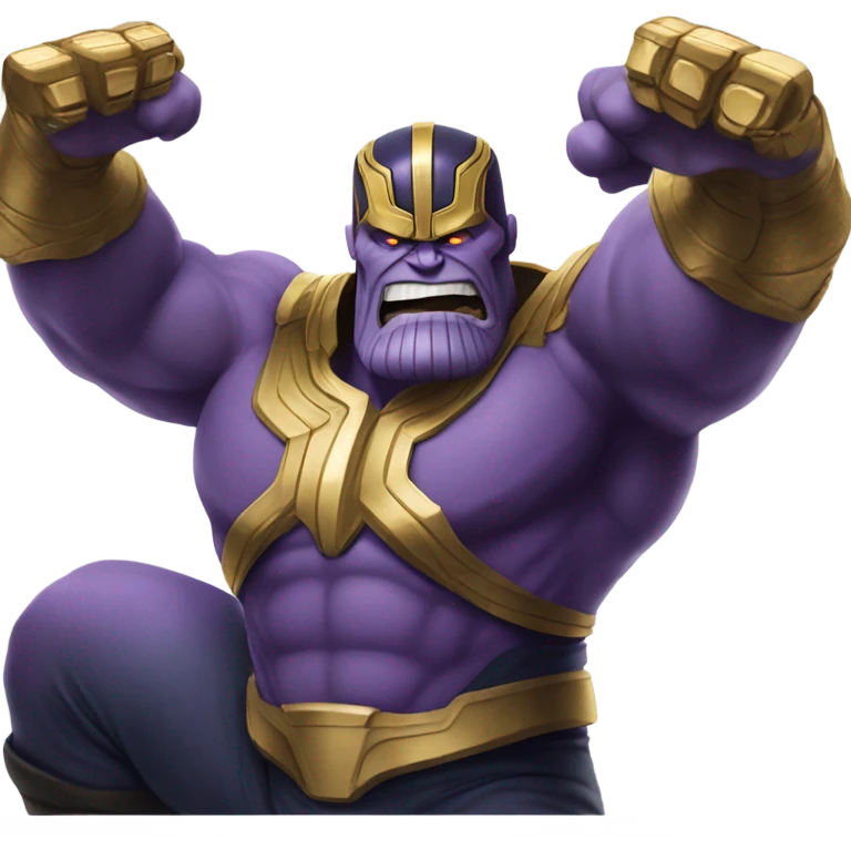 Thanos twerking aggressively  emoji
