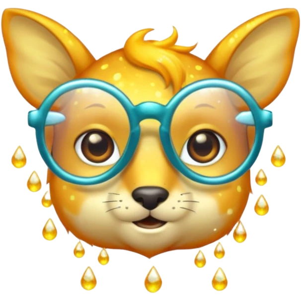 glasses with fae, emoji