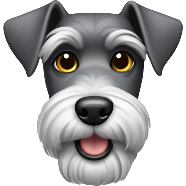 schnauzer dog  emoji