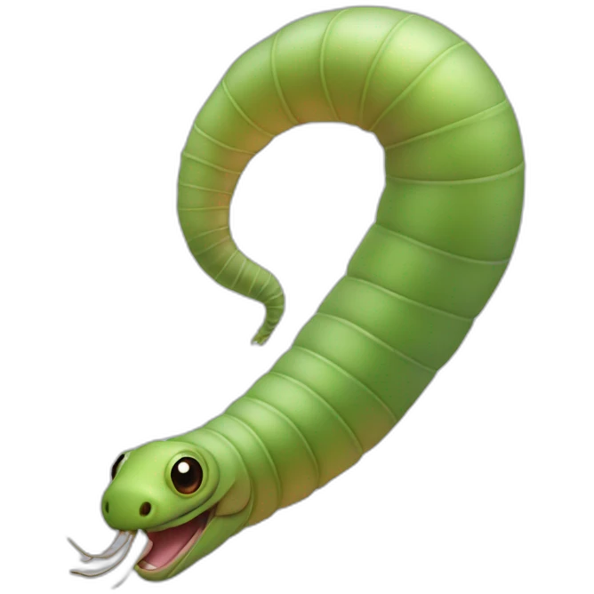Lagarfljót Worm realistic emoji