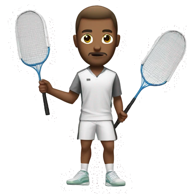 badminton player like a jedi emoji