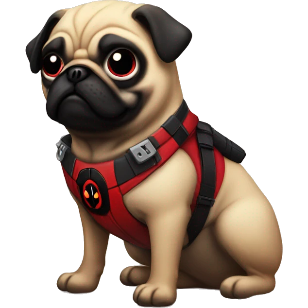 deadpool pug emoji