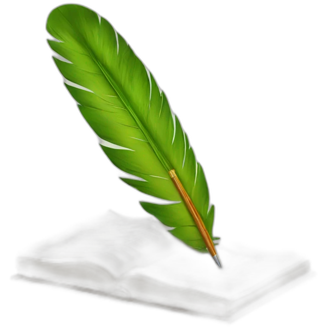 Pluma de escribir emoji