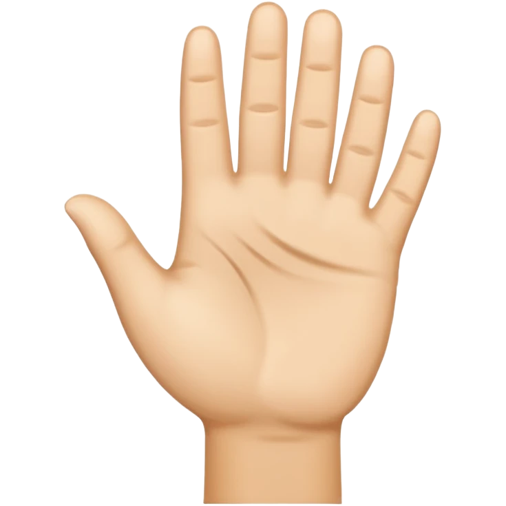 Half-raised 👍 emoji