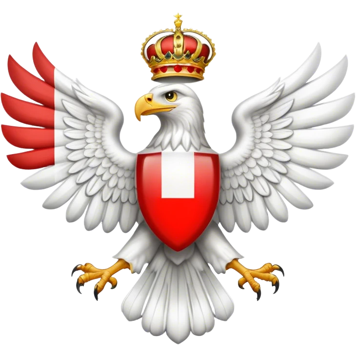 Austrian flag with the imperial eagle  emoji