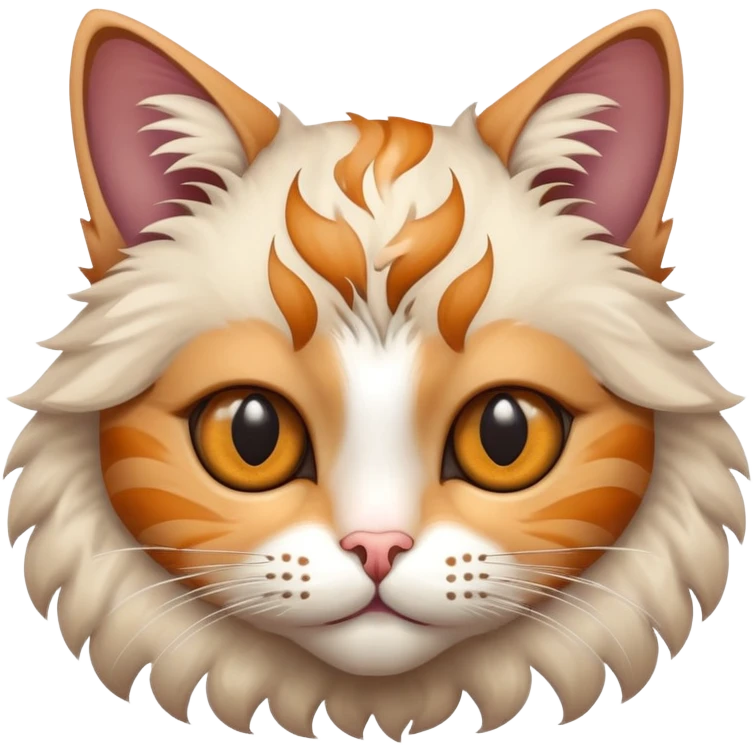 Cat with spirals as eyes emoji