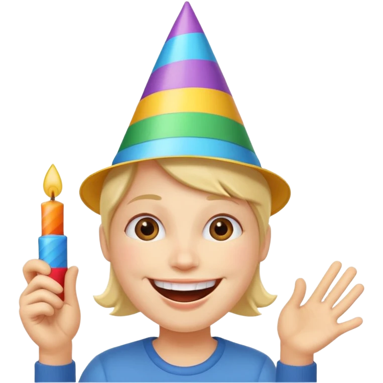 Emoji  (précisément celui-ci😅i)qui fête anniversaire  emoji
