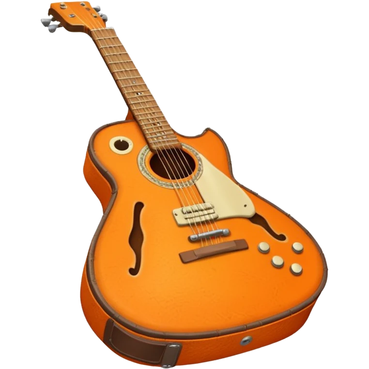 orange Guitar Case emoji