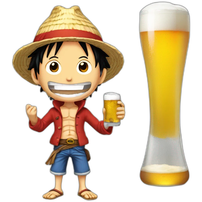 Luffy_qui_boit_une_bierre emoji