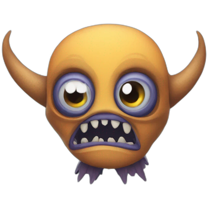 Monstruo tierno emoji