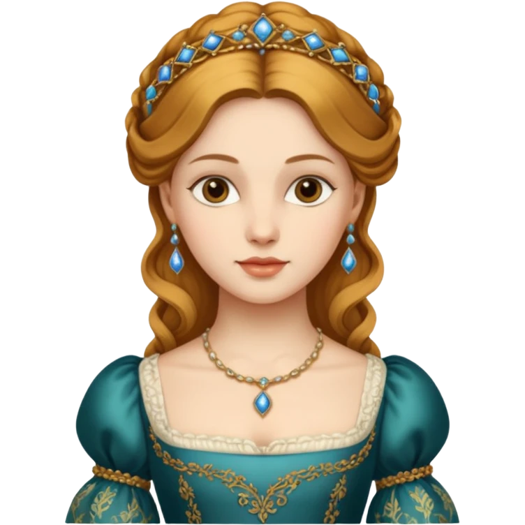 Renaissance lady  emoji