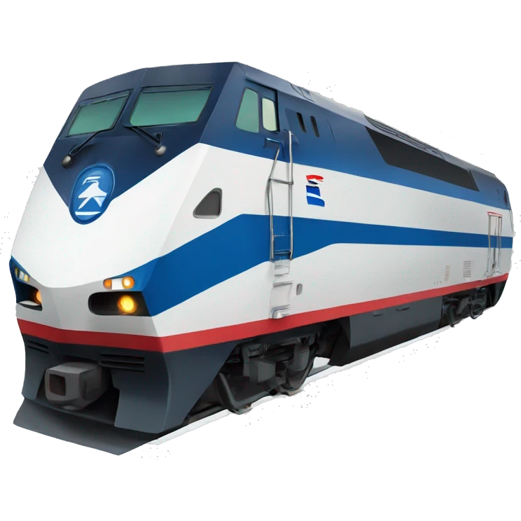 Amtrak train emoji
