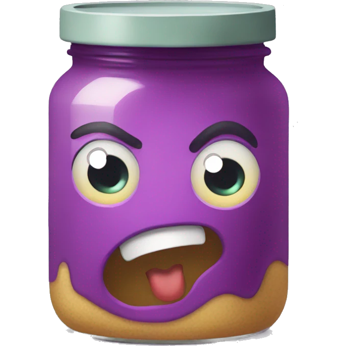 scared jam jar emoji