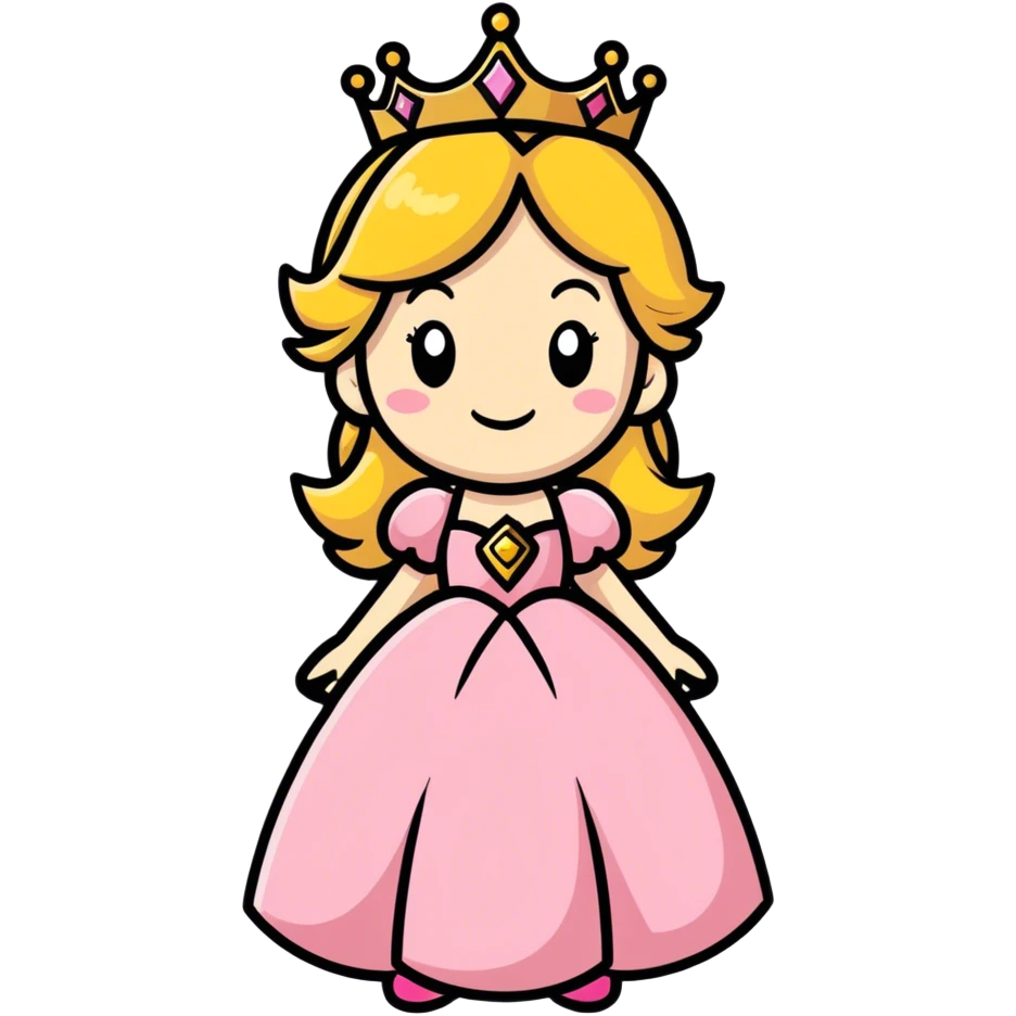 Princess peach emoji