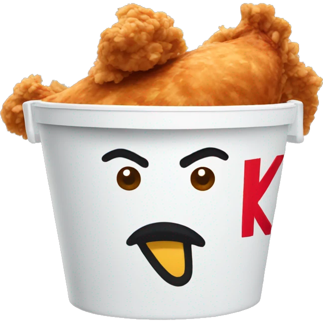 KFC chicken bucket emoji