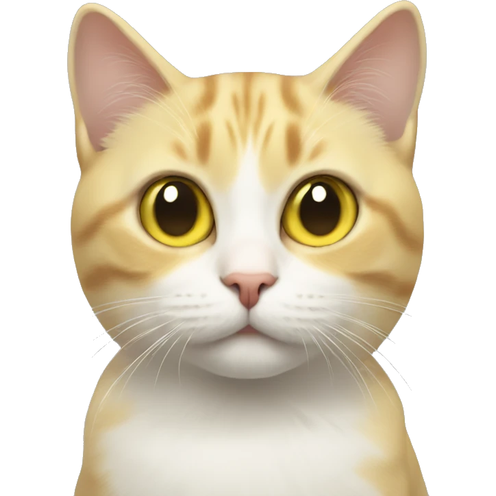 A cat holding a lemon  emoji