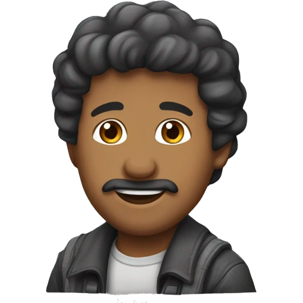 Человек в прыжке в костюме клоуна emoji