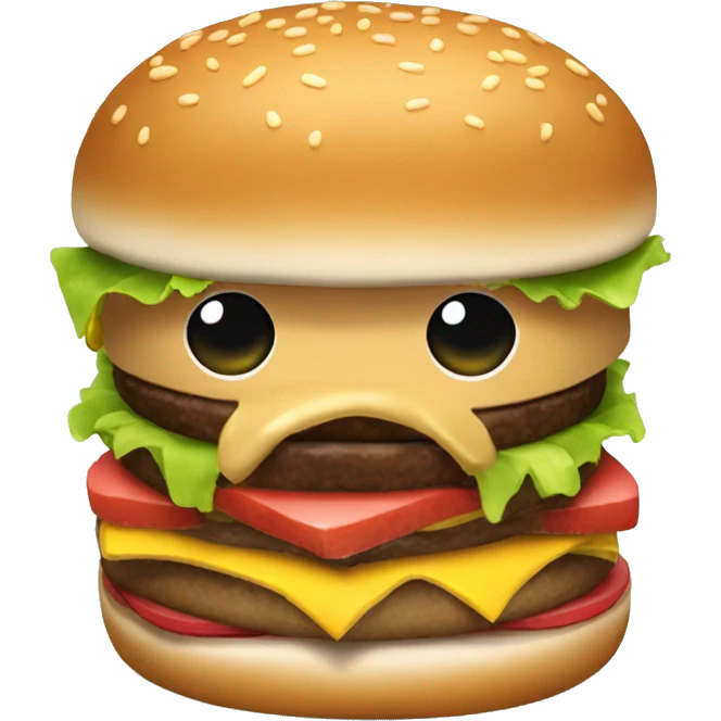 Comiendo hamburguesas  emoji