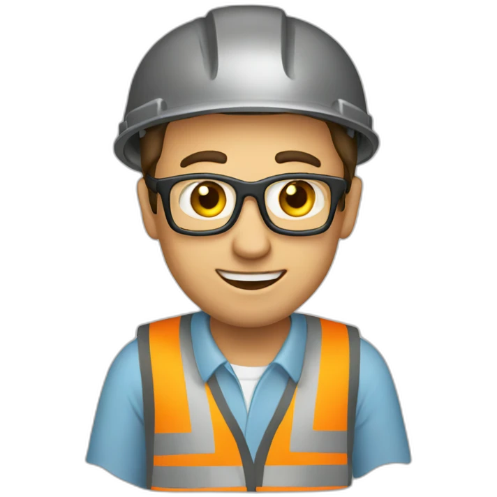 Crazy engineer emoji