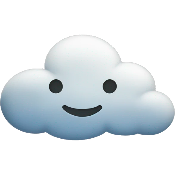 Cloud shape S emoji